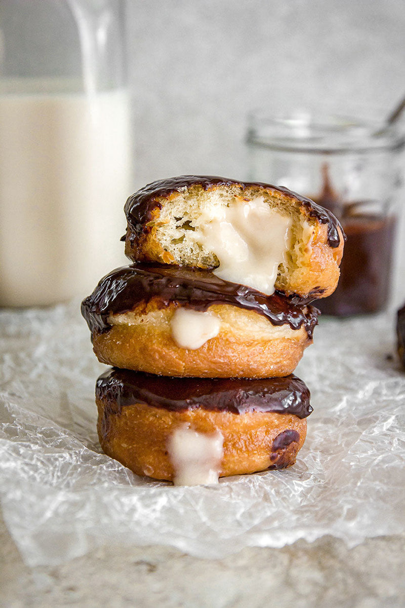 Boston Cream Doughnuts
