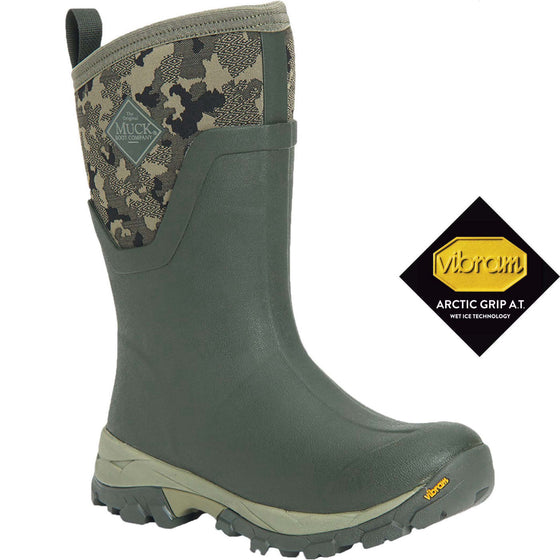 Women's Arctic Ice Mid Insulated Boot + Vibram Arctic Grip A.T. - 13