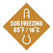 Temperature Comfort Range: Cold to warm climates - Subfreezing to 65°F