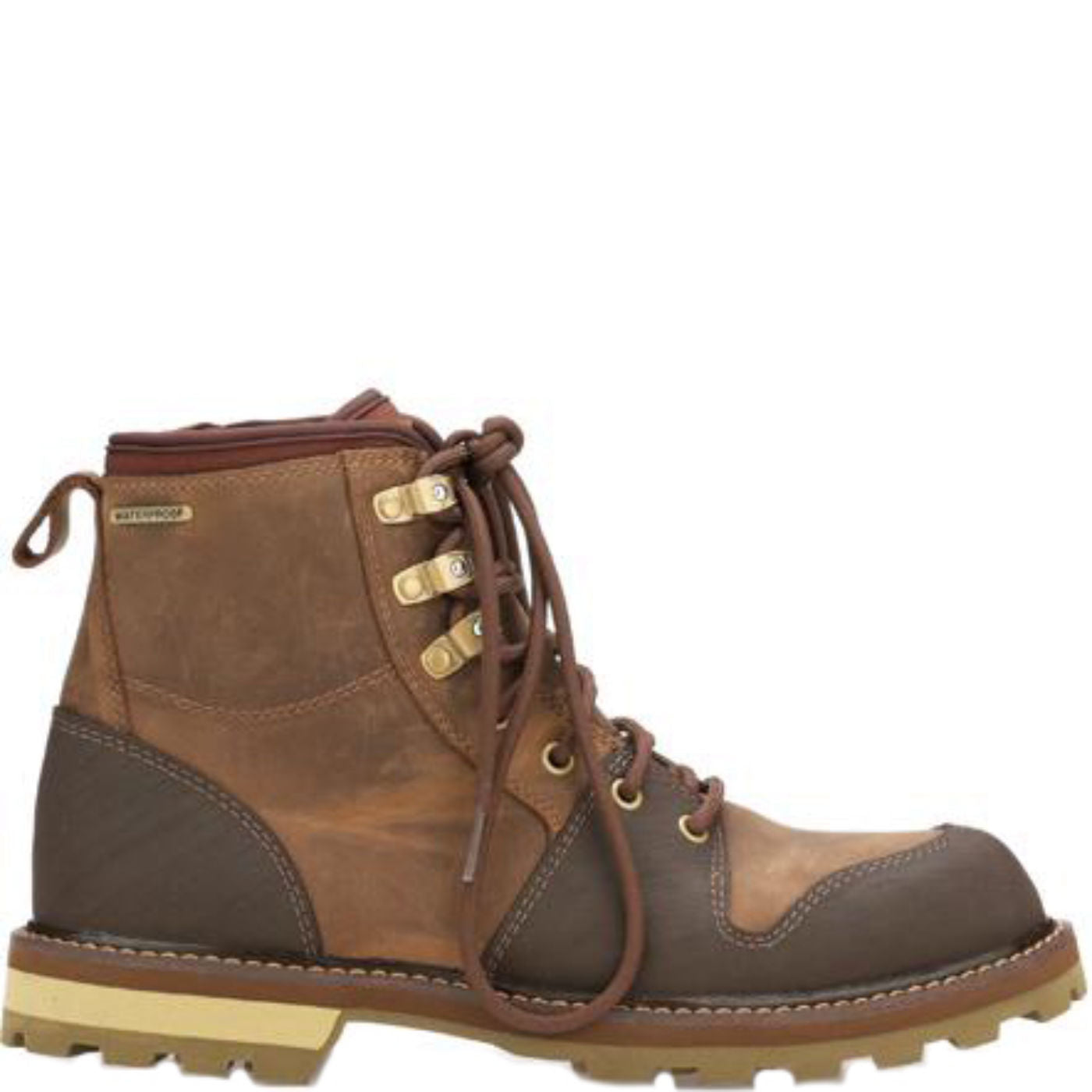 Men's Leather Lineman Lace Up Boot - profile