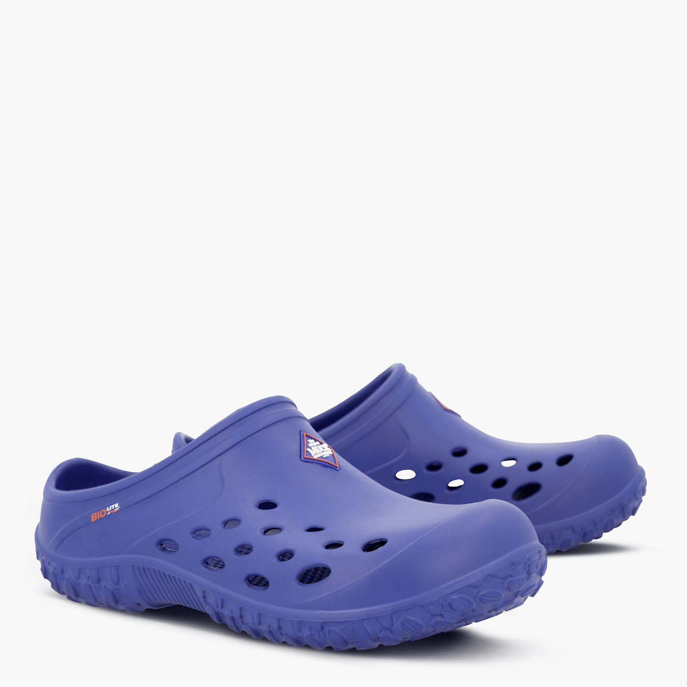 Muckster Lite Liberty Men's Clog MMLCMU20 blue clog shoe on a white background