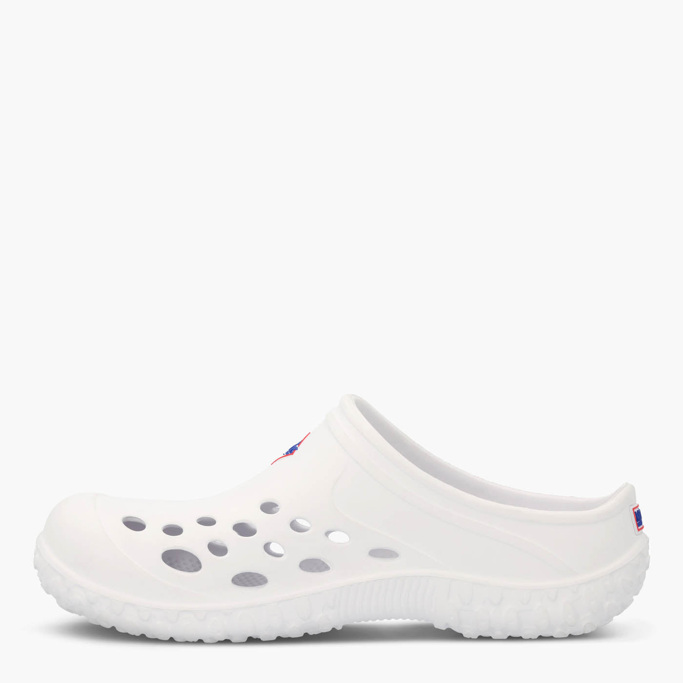 Muckster Lite Liberty Women's Clog MMLCWU01  white clog shoe on a white background