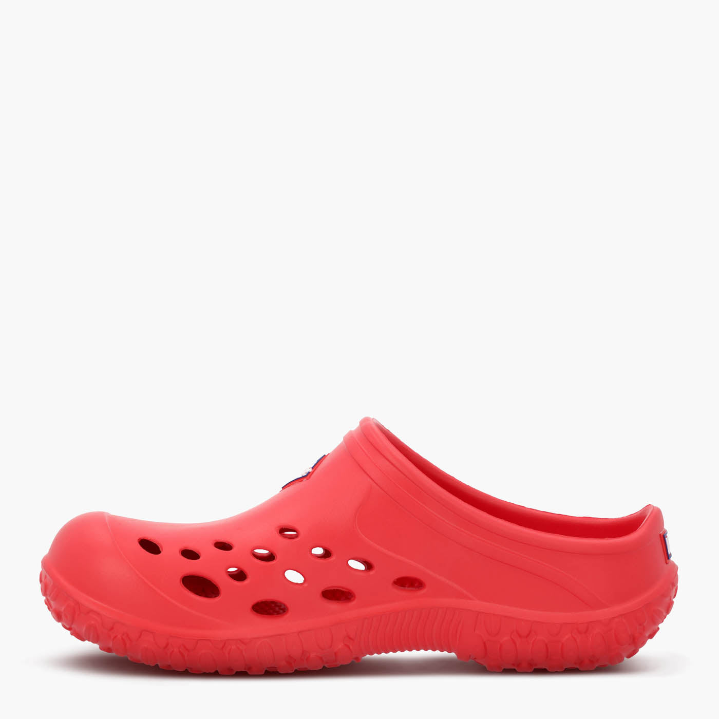 Muckster Lite Liberty Women's Clog MMLCWU60 Red clog shoe on a white background