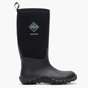 SKU: EWH000T — Edgewater Original Men's 15" Field Boot (Right side view of Black field boot on a grey background)