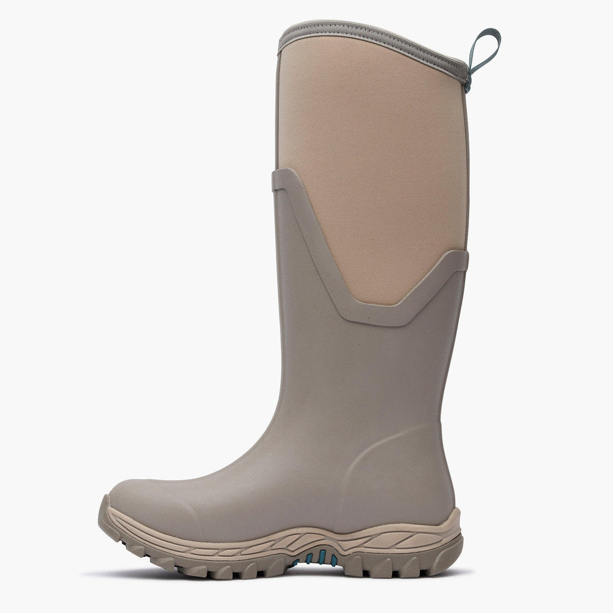 SKU: MAS17W30 — Arctic Sport II Women's 17" Insulated Tall Boot (Left side view of Black insulated tall boot on a grey background)