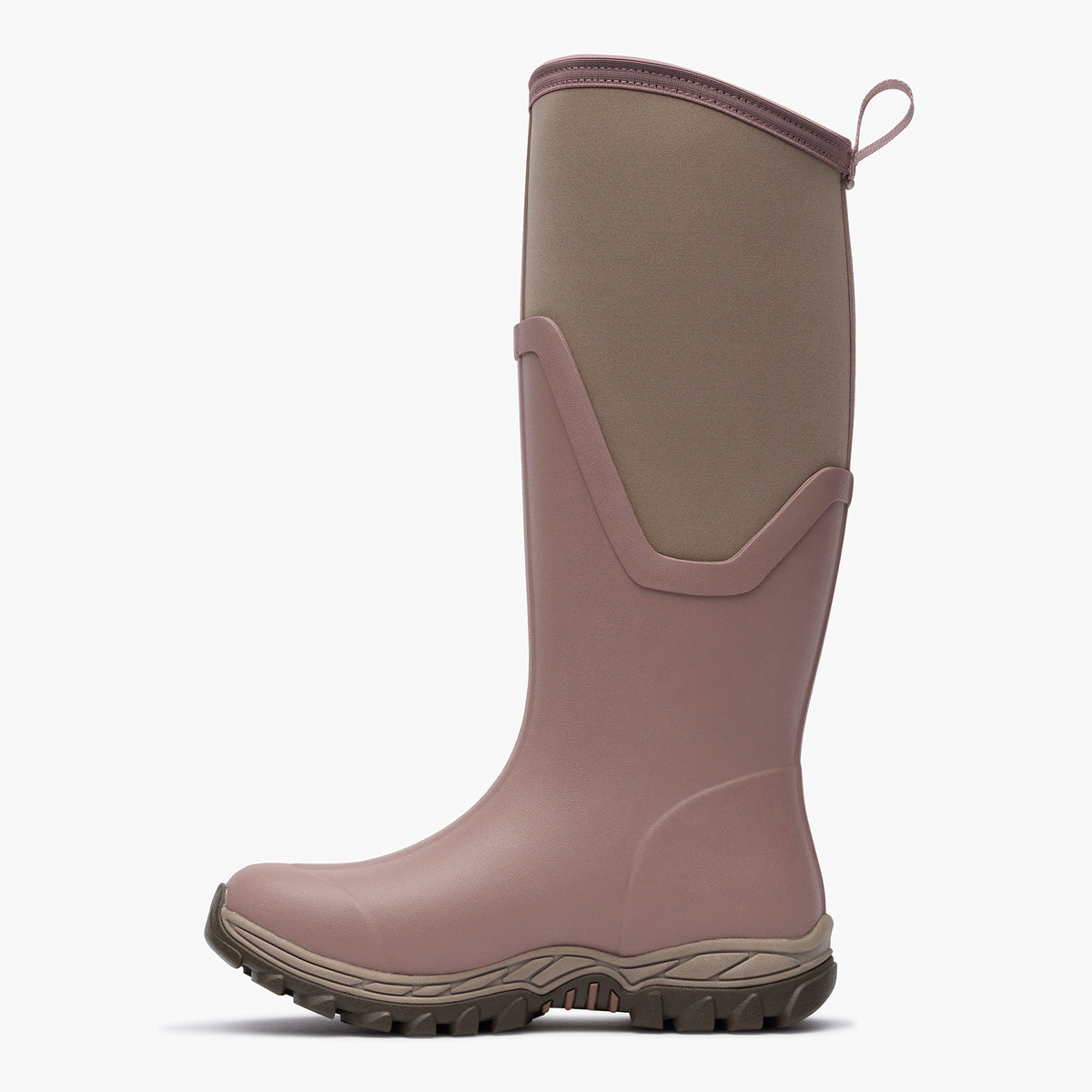 SKU: MAS17W60 — Arctic Sport II Women's 17" Insulated Tall Boot (Left side view of Black insulated tall boot on a grey background)