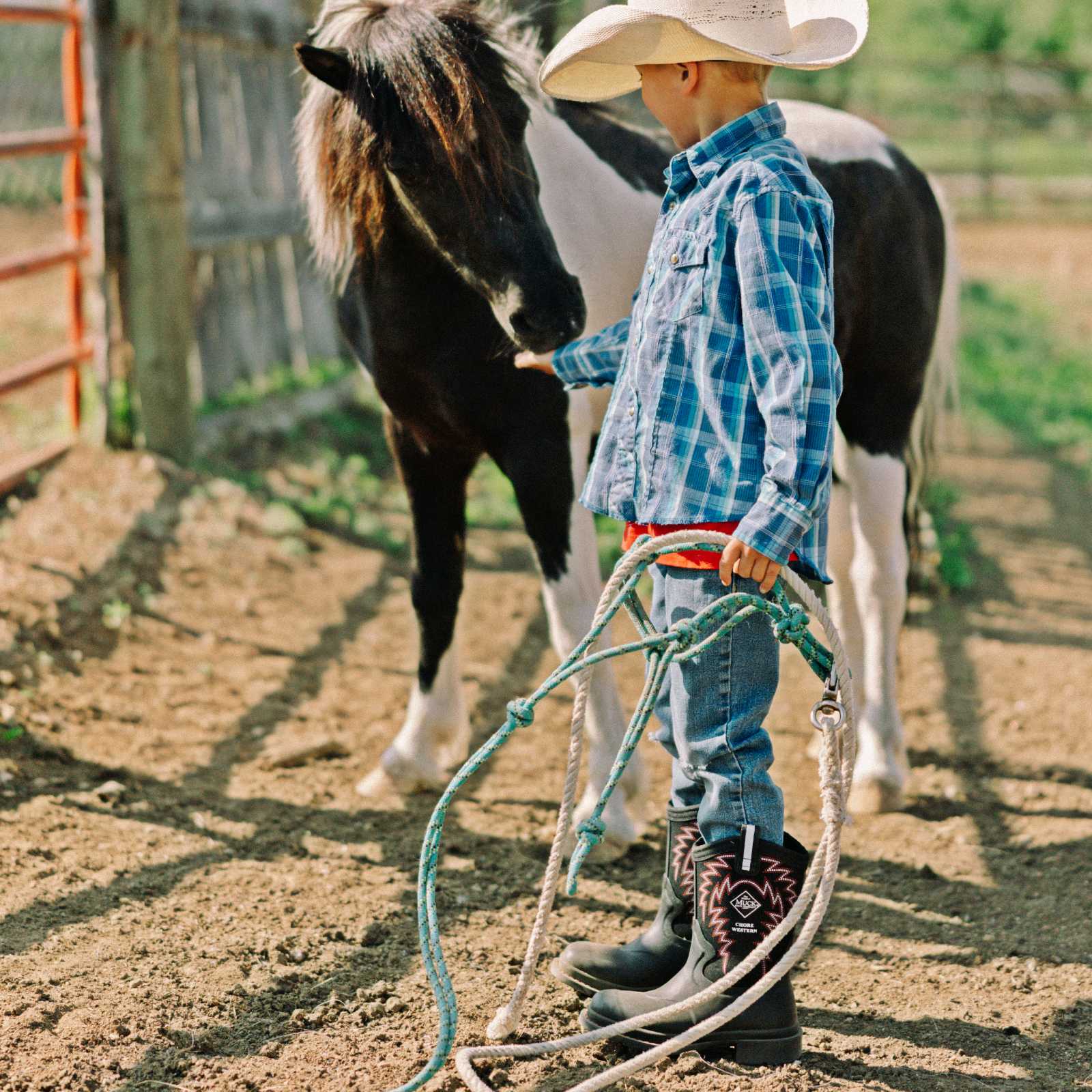 Big Kids' Chore Western Boot