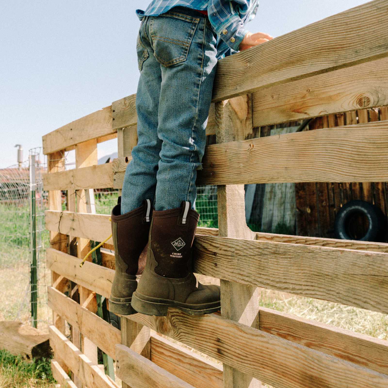 Big Kids' Chore Western Boot