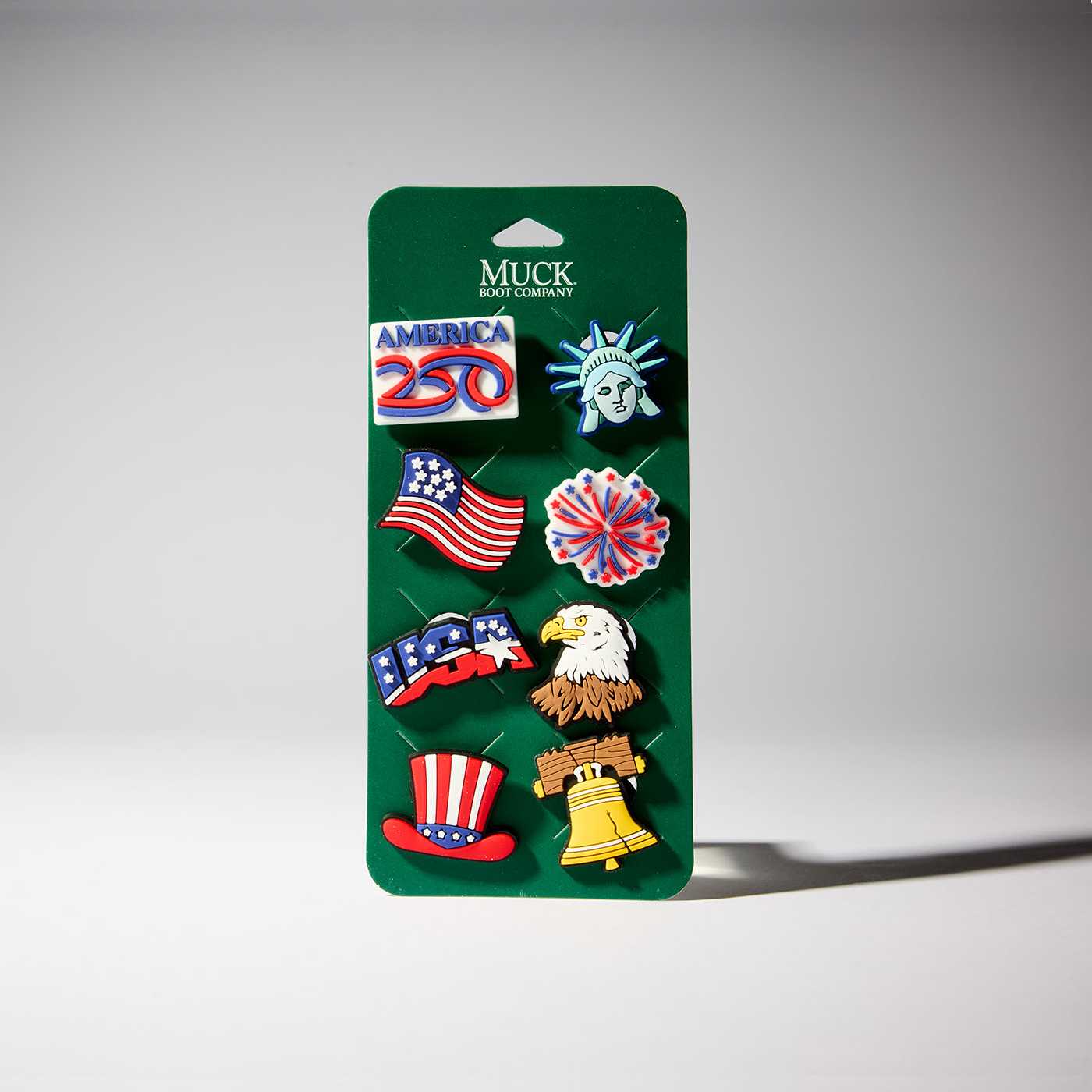 Big Kids Muckster Lite Liberty American Swirl BioLite Outdoor Slip Resistant Clog America Patriotic Themed Tokens