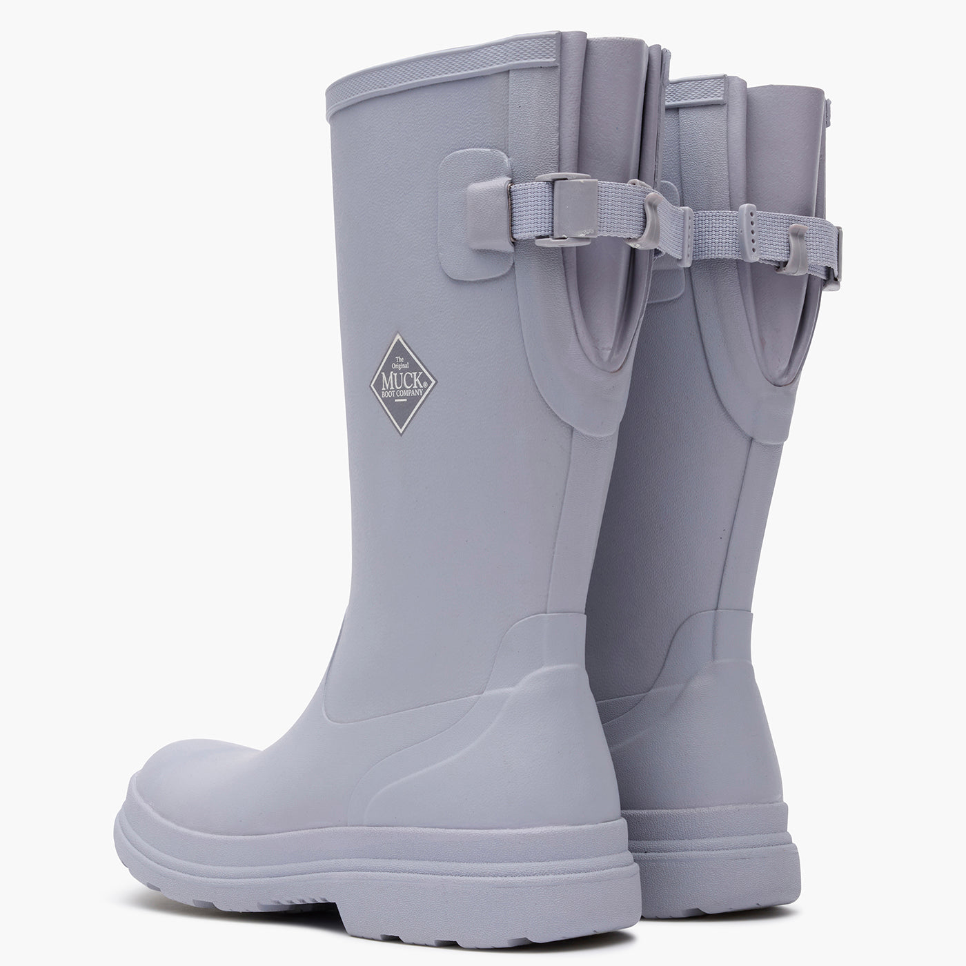 Muck Boot Rainscape Women's Tall Adjustable Rain Boot Periwinkle Back Pair