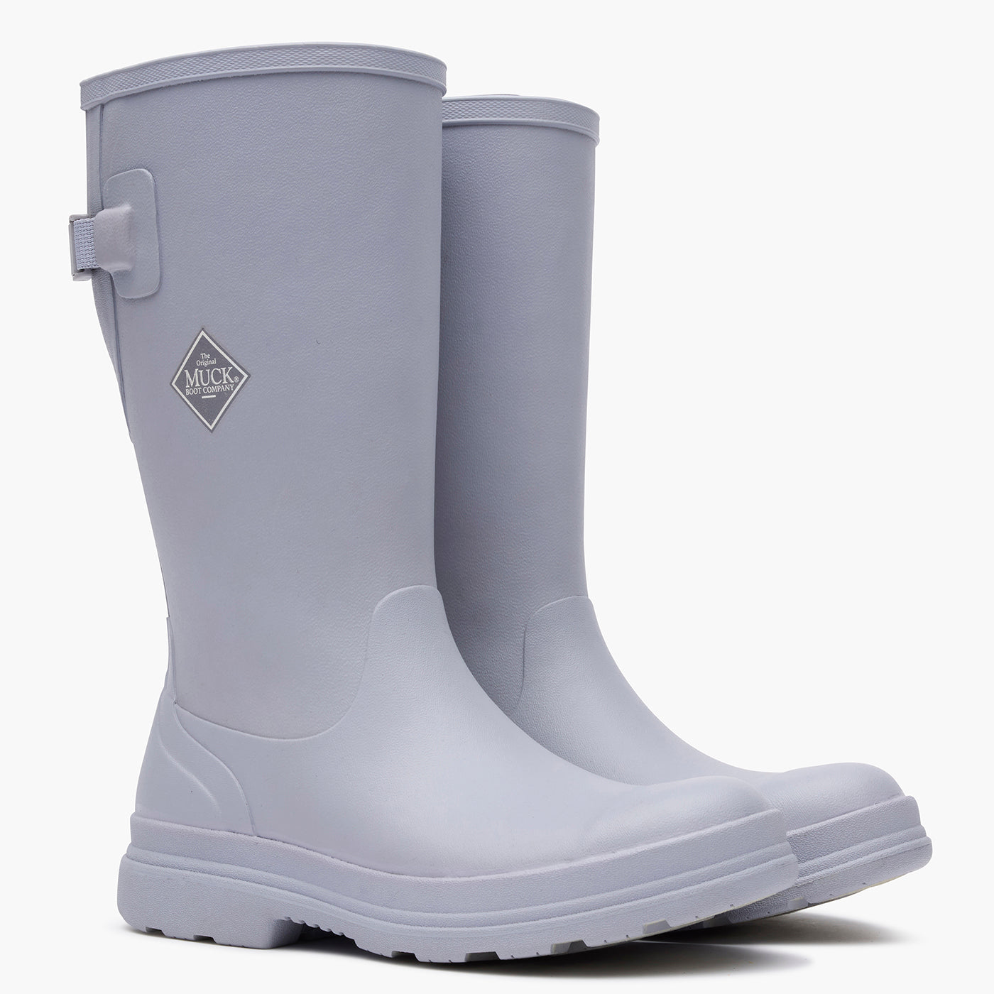 Muck Boot Rainscape Women's Tall Adjustable Rain Boot Periwinkle Front Pair