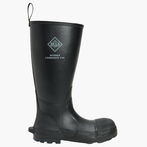 Men's Mudder Tall Rubber Boot Comp Toe MUD000C profile